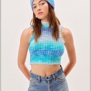 For Love & Lemons Rosa Crop Tank Sweater